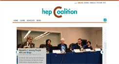Desktop Screenshot of hepcoalition.org