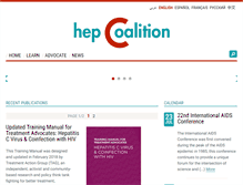 Tablet Screenshot of hepcoalition.org